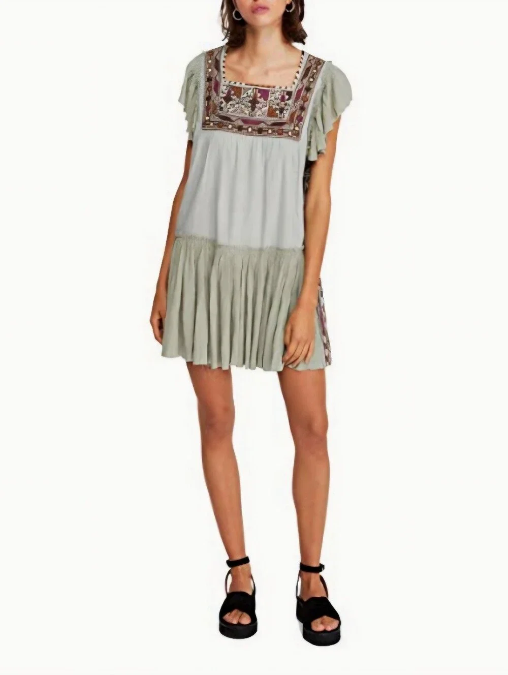 Free People Day Glow Mini Dress